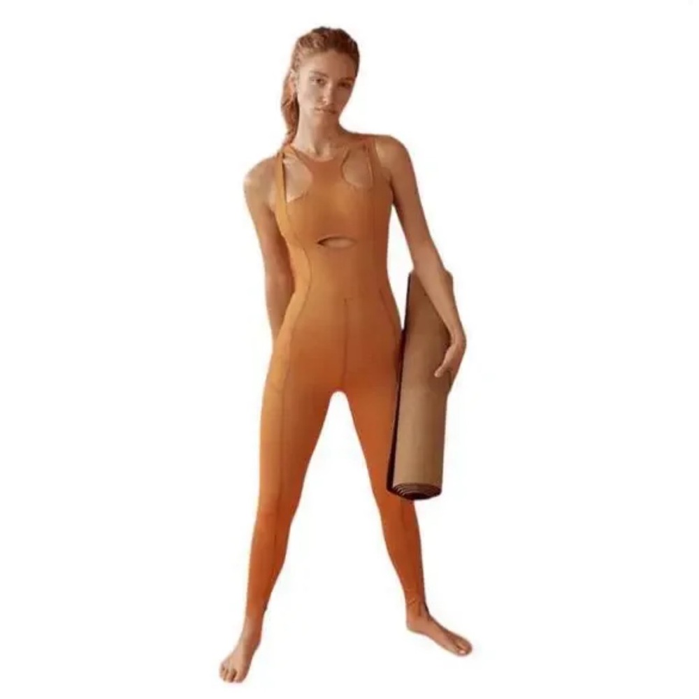 FP Movement by Free People Orange Jumpsuit